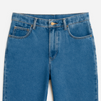 Calça Jeans Reta
