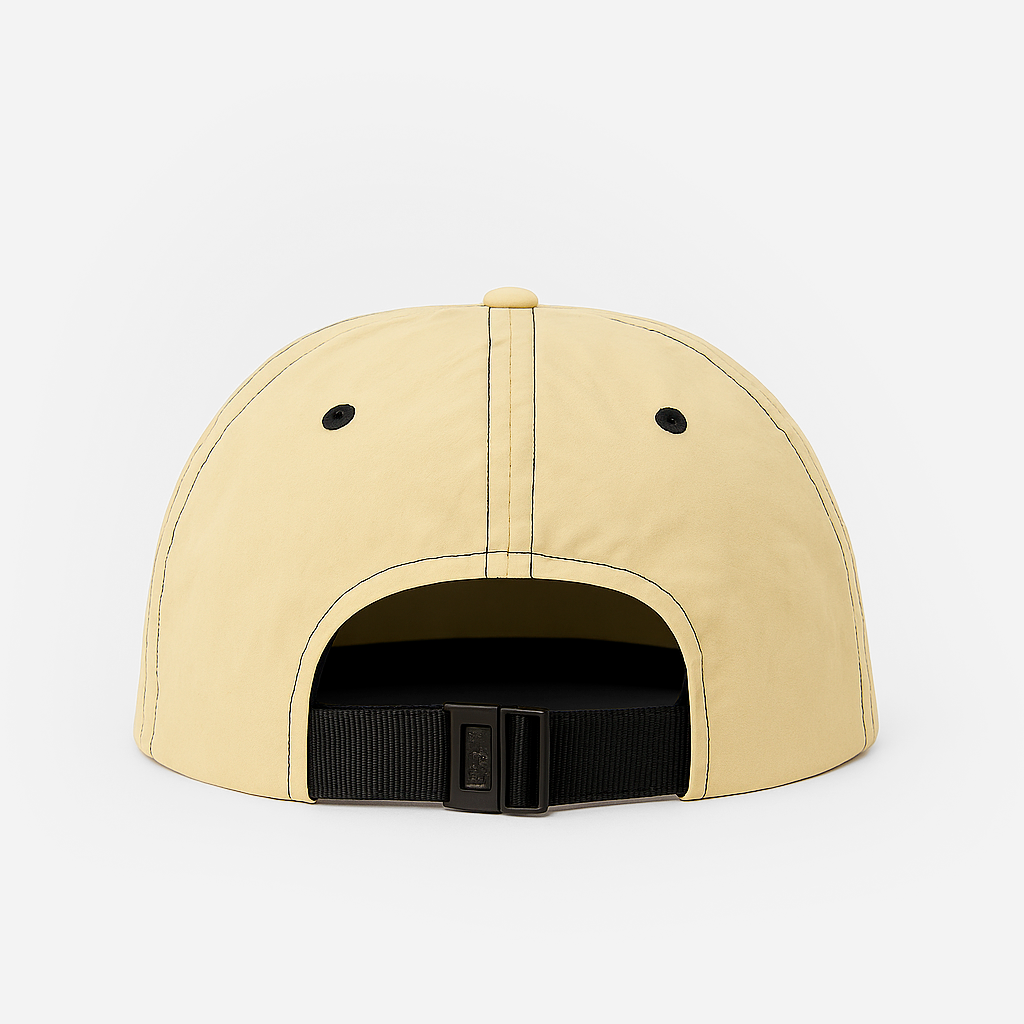Five Panel Bege com Linha Marrom