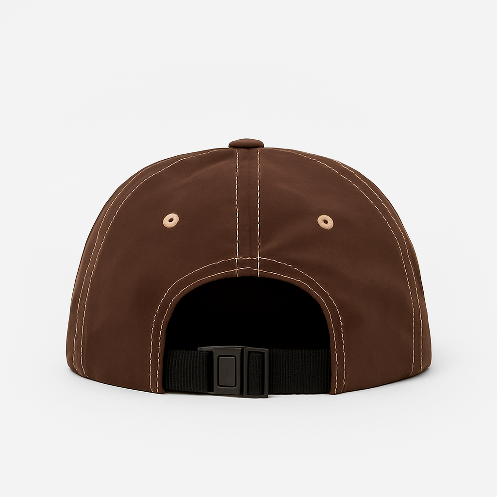 Five Panel Marrom com Linha Branca