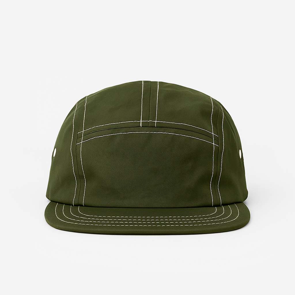Five Panel Verde com Linha Branca