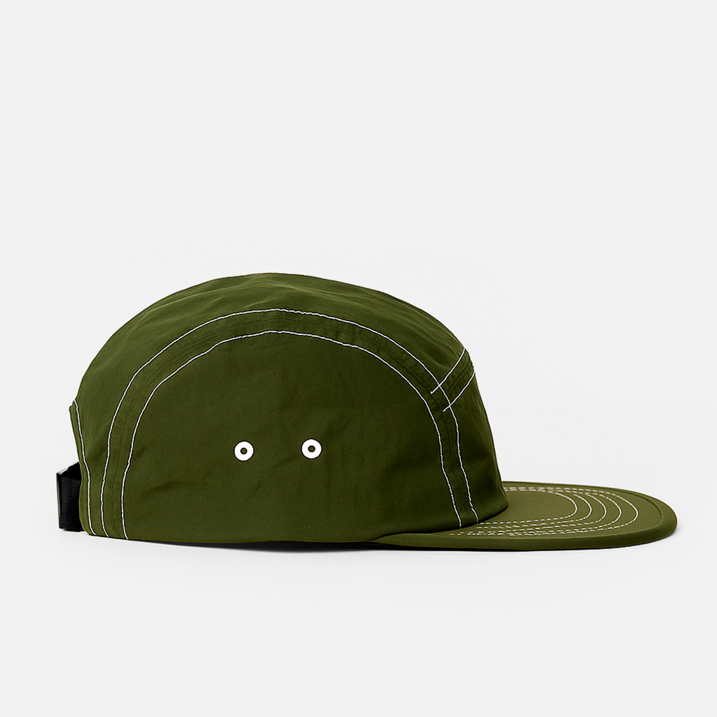 Five Panel Verde com Linha Branca