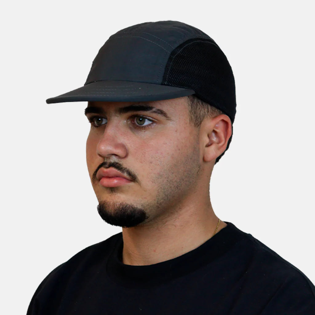 Five Panel Redinha Chumbo com Preto