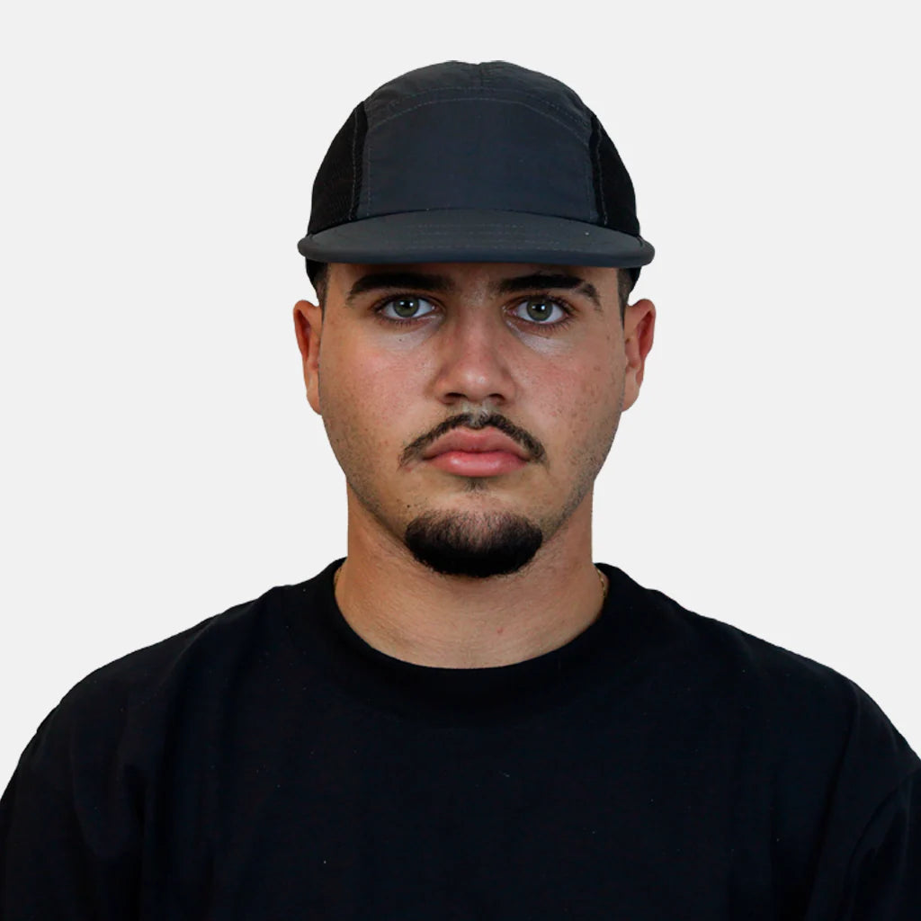 Five Panel Redinha Chumbo com Preto