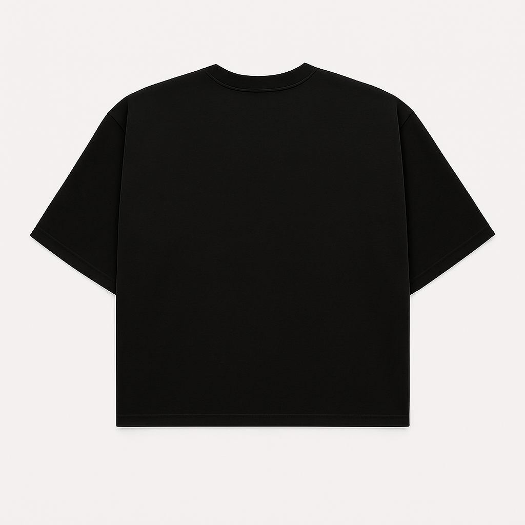 Tshirt Boxy - Preta