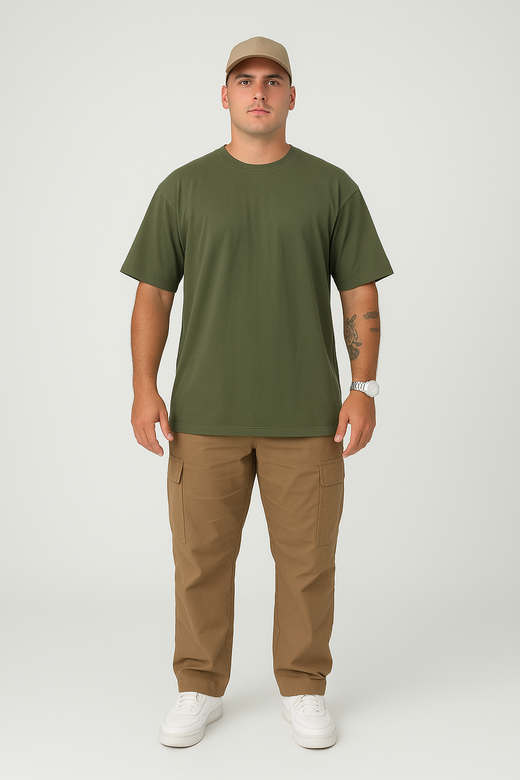 T-shirt Oversized - Musgo