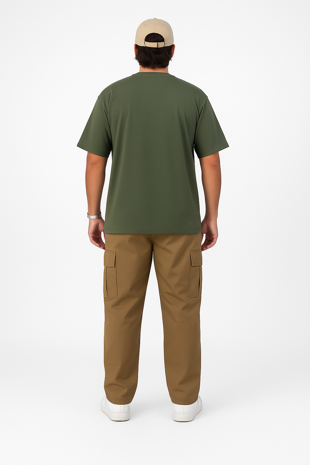 T-shirt Oversized - Musgo