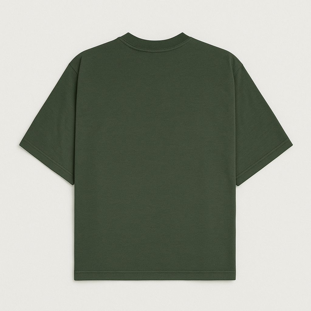 Tshirt Boxy - Musgo