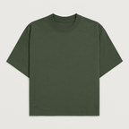 Tshirt Boxy - Musgo